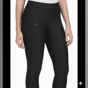 Under Armour Women’s Medium SuperVent Heat Gear Capri Black Leggings M # 1294072